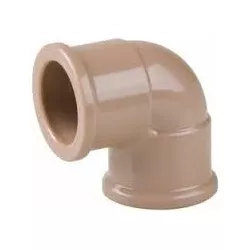Joelho Pvc Marrom Soldável 90º Graus 50mm Plastubos - Santec