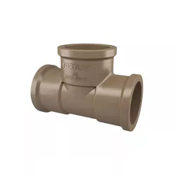 Te Pvc Marrom Soldável 25mm Fortlev - Santec