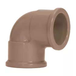 Joelho Pvc Marrom Soldável 90º Graus 75mm Amanco - Santec