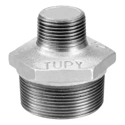 Niple Duplo 3/8 x 1/4” BSP Galvanizada Tupy - Santec