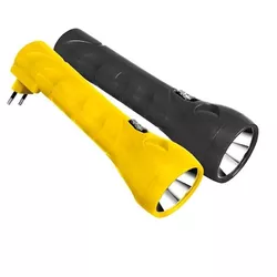 Lanterna Led Recarregavel 1W Preta Fertak 5002 - Santec
