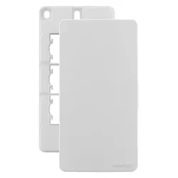 Placa Condulete Sleek 3/4 Cega Com Suporte Branca Margirius ... - Santec