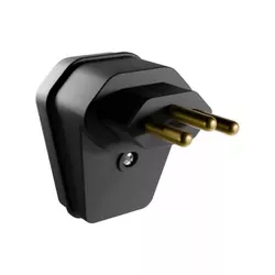 Pino Macho Extra Grande 2P+T 20A Prensa Cabo Preto Margirius... - Santec