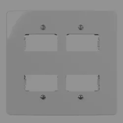 Placa Renova 4X4 4 Posto Horizontal Margirius 21304 - Santec
