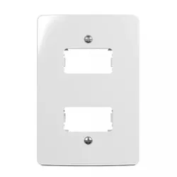 Placa Renova 4X2 2 Posto Horizontal Margirius 21300 - Santec