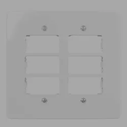 Placa Renova 4x4 6 Posto Horizontal Margirius 21305 - Santec