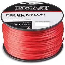 Fio de Nylon para Roçadeiras Bitola 3.0mm Rolo 2kg Rocast 31... - Santec