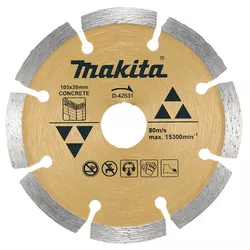 Disco Diamantado 110 X 20 Segmentado Makita D-42531 - Santec