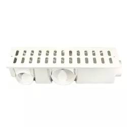 Caixa Coletora Modular Reforçada com Grelha Branca 15 x 50 c... - Santec