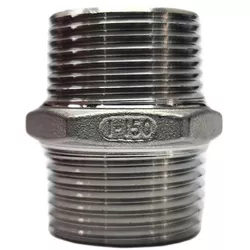 Conexão Niple De 1.1/2'' Em Inox - Santec