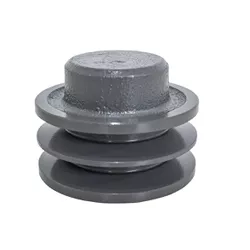 Polia de Ferro Fundido 75mm com 2 Canais A - Mademil - Santec