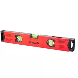 Nível de Alumínio 400mm com 3 Bolhas e Régua Vermelho MTX 33... - Santec