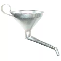 Funil Metálico 155mm 2 Curvas Lub-54 Lubefer - Santec