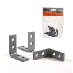 Cantoneira Abas Iguais 60 x 60mm Cinza 10 und - Santec
