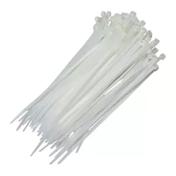 Abraçadeira de Nylon 3,6 x 140mm Natural com 100 Peças Ferta... - Santec