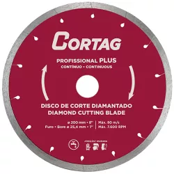 Disco Diamantado 200mm x 25,4mm para Porcelanato 60570 Corta - Santec