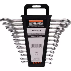 Jogo De Chave Combinada 6 A 22mm C/ 12 Peças Ref-03502813 St... - Santec