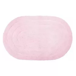 Tapete para Banheiro Allegro Rosa Oval 40cm x 60cm - Kapazi - Santec