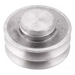 Polia de Alumínio 50mm com 2 Canais A - Mademil - Santec