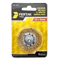 Escova de Aço Pincel 50mm 2757 Fertak - Santec
