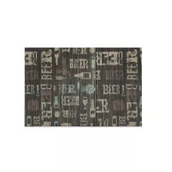 Tapete Antiderrapante Tropical 43cm Beer Time Kapazi 0201BEE... - Santec