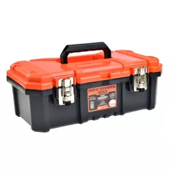 Caixa De Ferramentas Plastica Laranja 45cm Metasul 013601026 - Santec