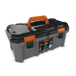 Caixa de Ferramentas Tática Cinza 45cm Metasul - Santec