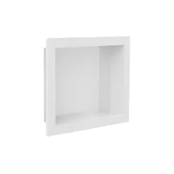Nicho de Banheiro Plástico para Embutir 30x40 Branco - Santec