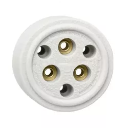 Tomada Femea Porcelana 3 Pinos 20A Decorlux TO0323 - Santec