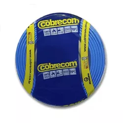 Cabo Flexível Azul 2,5mm Rolo Com 100 Metros Cobrecom - Santec