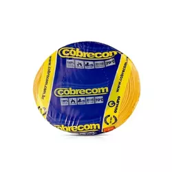 Cabo Flexível 1,50mm Amarelo Cobrecom Rolo 100 Metros - Santec
