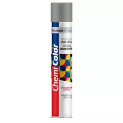 Tinta Spray Aluminio Uso Geral 250ml Chemicolor - Santec