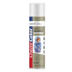 Tinta Spray Verniz Incolor Fosco Uso Geral 400ml Chemicolor - Santec