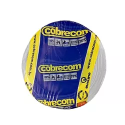 Cabo Flexível Branco 2,5mm Rolo Com 100 Metros Cobrecom - Santec
