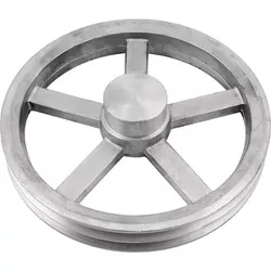 Polia de Alumínio 250mm com 2 Canais B Alucal - Santec