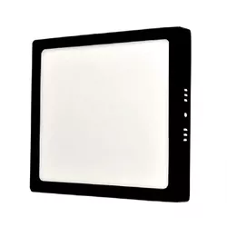 Painel Led Preto Sobrepor Quadrado 18W 6500K Ledbee LL-1342 - Santec