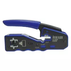 Alicate De Crimpar RJ-45 de Passagem 3X1 HK-335 Hikari 21B04 - Santec
