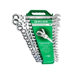 Jogo de Chave Combinada Catraca Flexível 8 a 25mm 9902BJ Bel... - Santec
