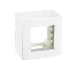 Caixa Sobrepor Sistema X 2 Postos Linha Sleek Margirius - Santec