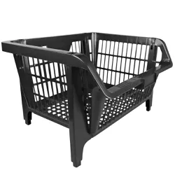 Cesto Expositor Preto 42501 Presto - Santec