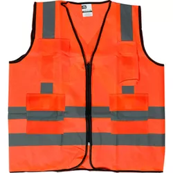 Colete Refletivo Laranja sem Bolso Plastcor - Santec