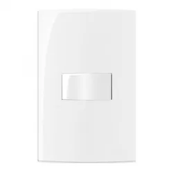 Conjunto 1 Interruptor Simples Linha Sleek Margirius - Santec