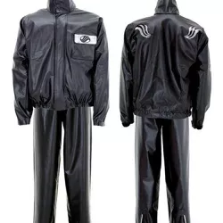 Conjunto Motoqueiro para Chuva Policap Preto - Santec