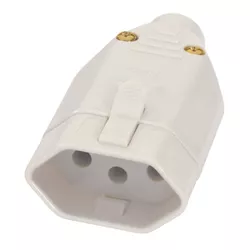 Pino Fêmea 2P+T 10A e 20A Cinza 1728 Fame - Santec