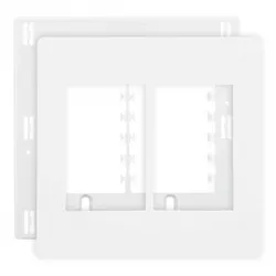 Placa 4 X 4 Com 6 Postos Branco C/ Suporte Linha Infiniti Ma... - Santec