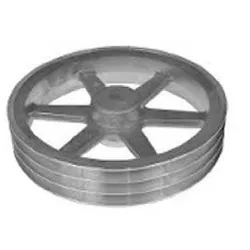 Polia de Alumínio 170mm com 3 Canais B Alucal - Santec