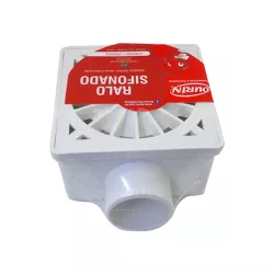 Ralo Sifonado Quadrado Branco 100X40mm Branco 311 Durin - Santec