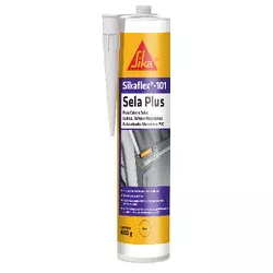 Sikaflex Selante Pu 101 Branco Sela Plus 400gr Sika - Santec