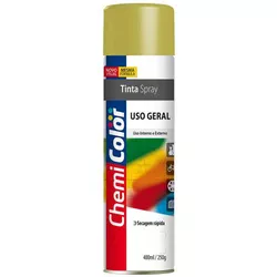 Tinta Spray Dourado 400ml Chemicolor - Santec