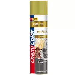 Tinta Spray Ouro 400ml Chemicolor - Santec